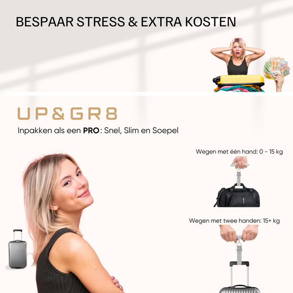 hangweegschaal koffer en backpack